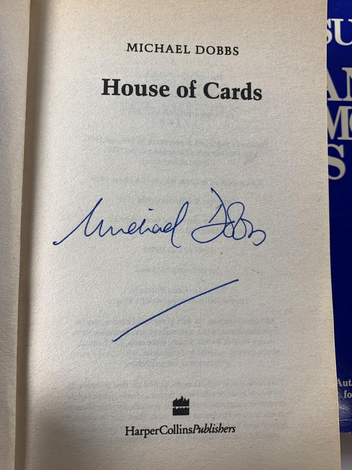 * TEN BOOKS ON POLITICS, DETECTIVES, ISRAEL, MANY WITH SIGNED DEDICATIONS TO JAMES ANDERTON FROM THE - Image 2 of 12