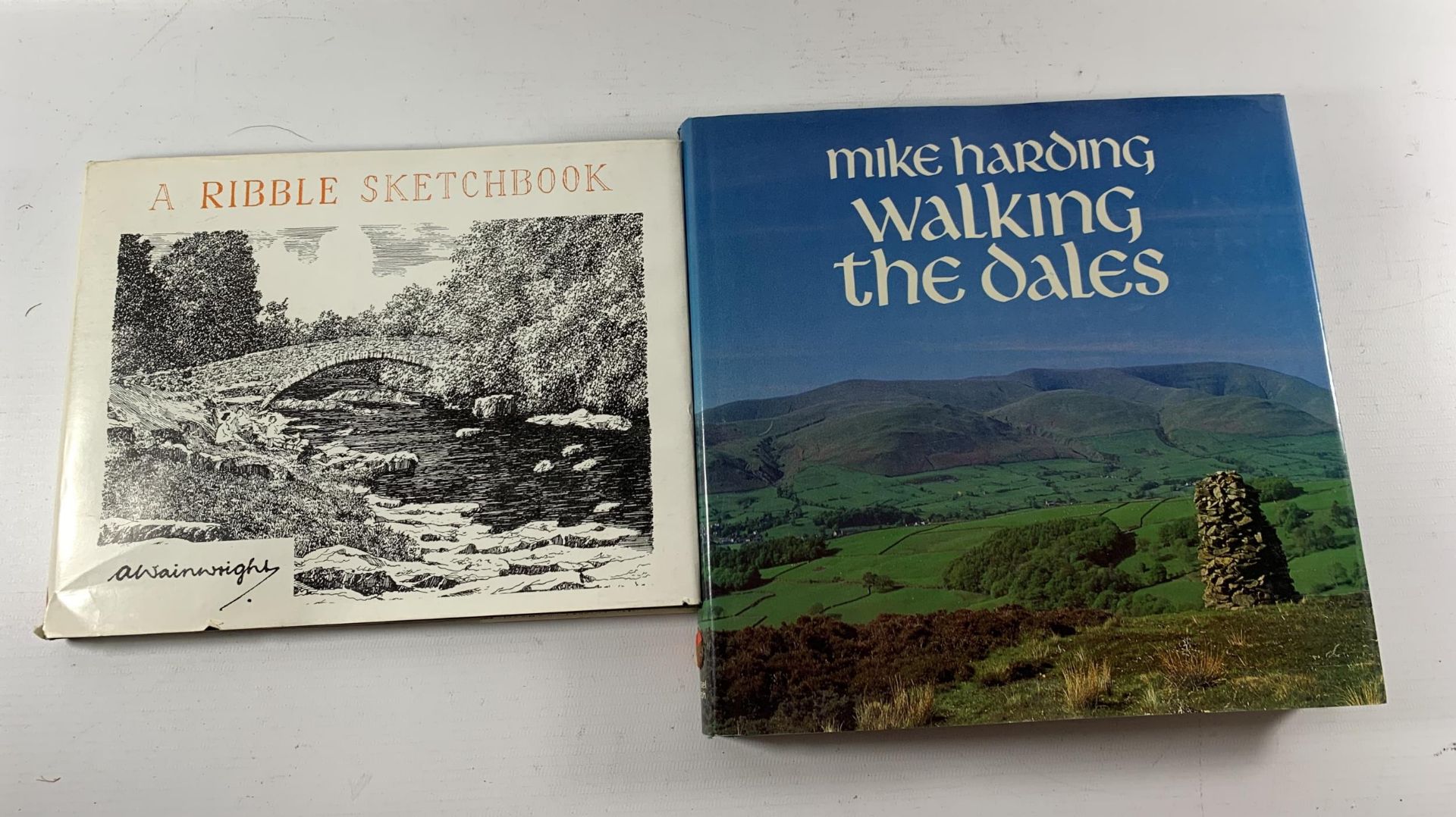 * ALFRED WAINWRIGHT 'A RIBBLE SKETCHBOOK' WITH SIGNED PRESENTATION INSCRIPTION TO JAMES ANDERTON &