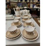 A RETRO ROYAL TUSCAN CHINA TEA SET