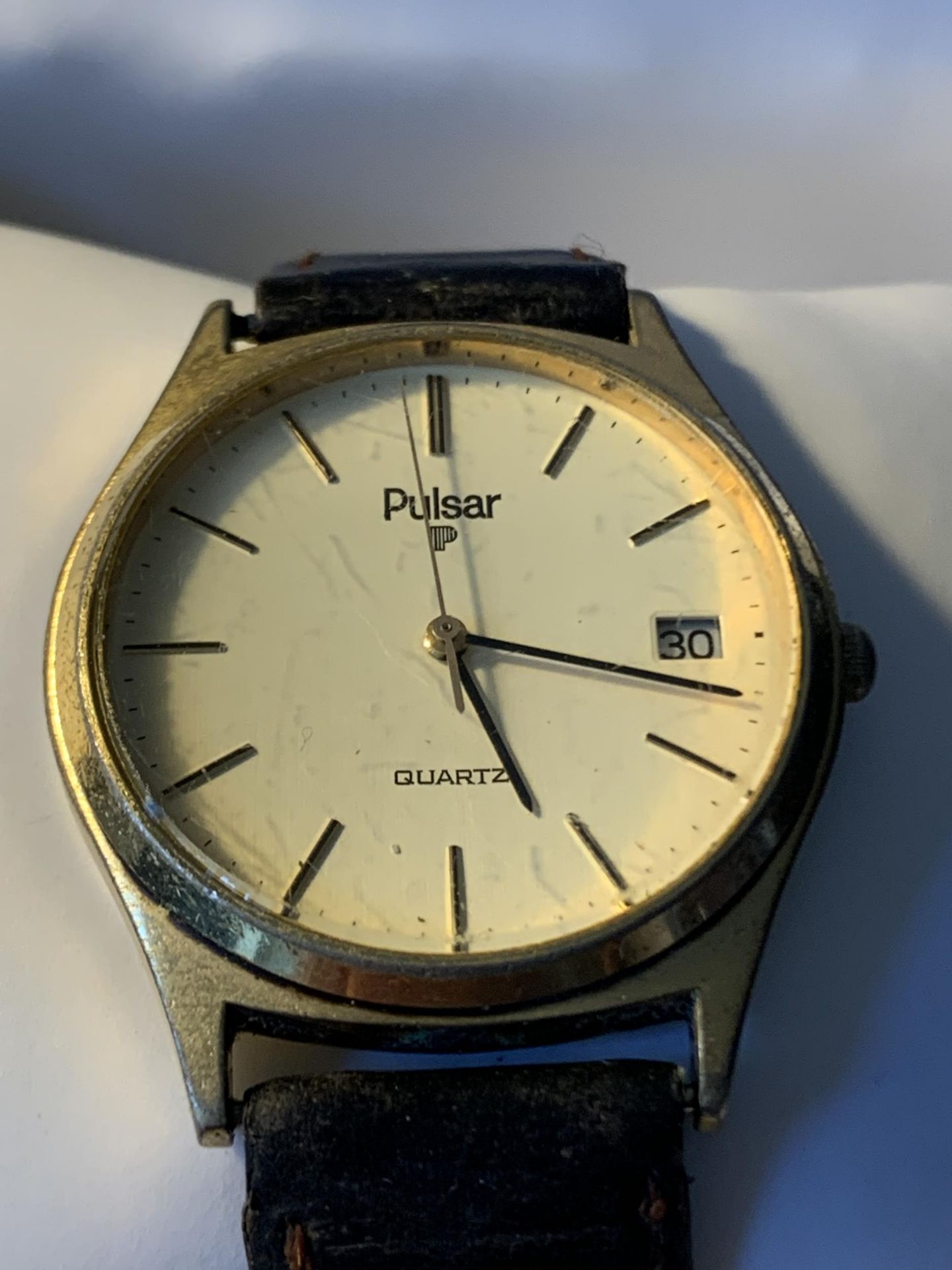 A PULSAR WRISTWATCH IN A PRESENTATION BOX SEEN WORKING BUT NO WARRANTY - Image 2 of 2