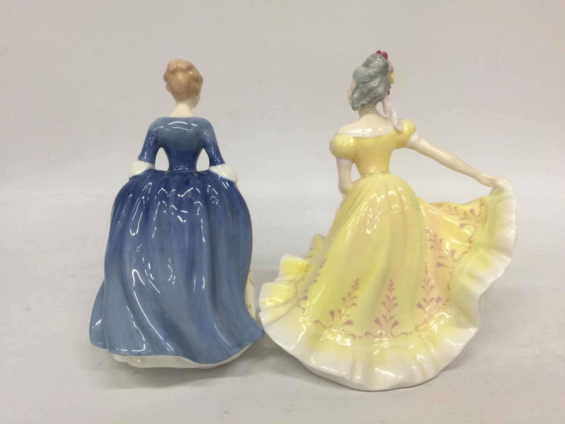 TWO ROYAL DOULTON FIGURINES "ALISON" HN 2336 (19 CM) AND NINETTE HN 2379 A/F (21 CM) - Image 3 of 5