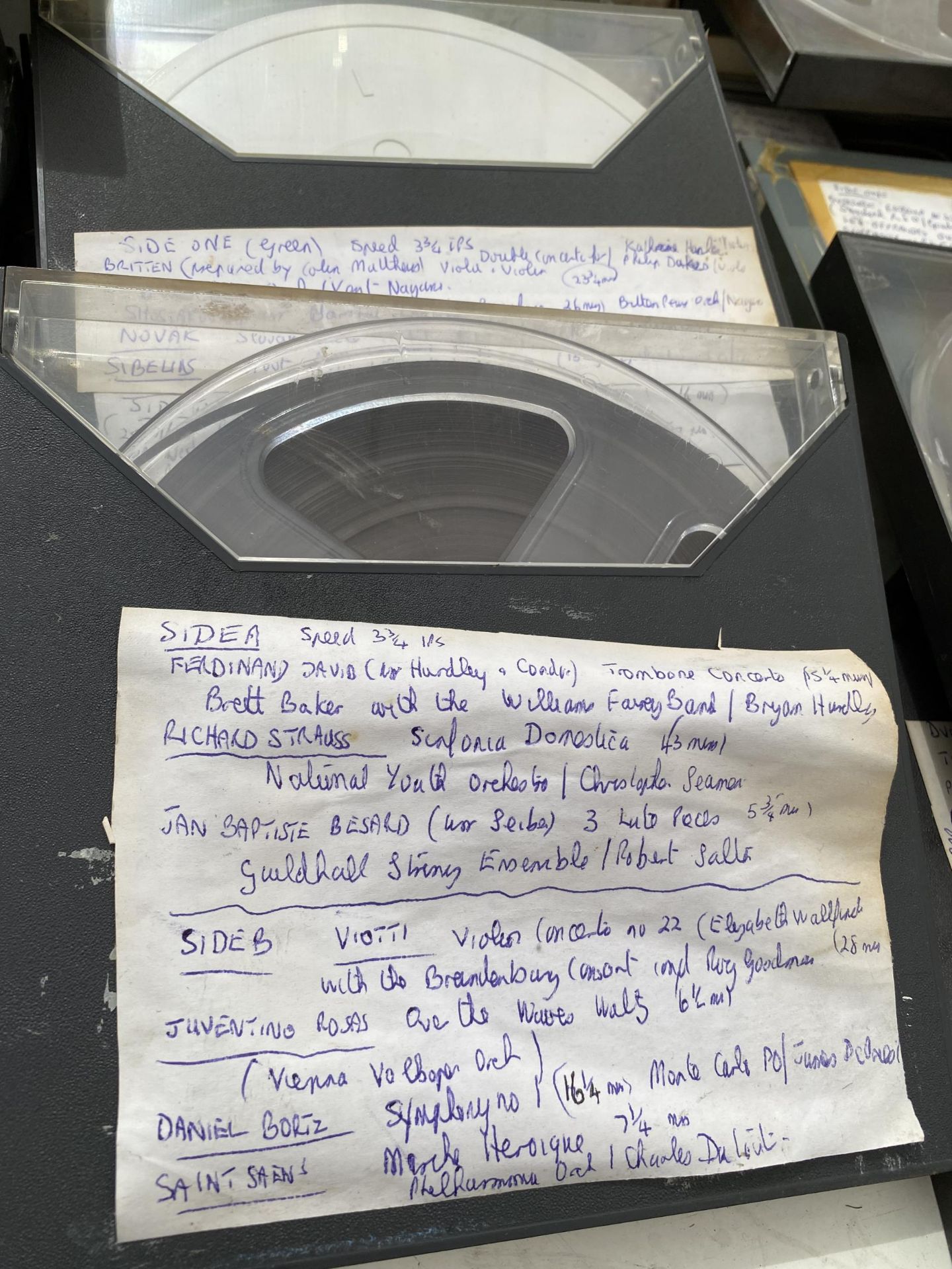 A LARGE COLLECTION OF REEL RECORDING TAPES IN BOXES - Image 5 of 7