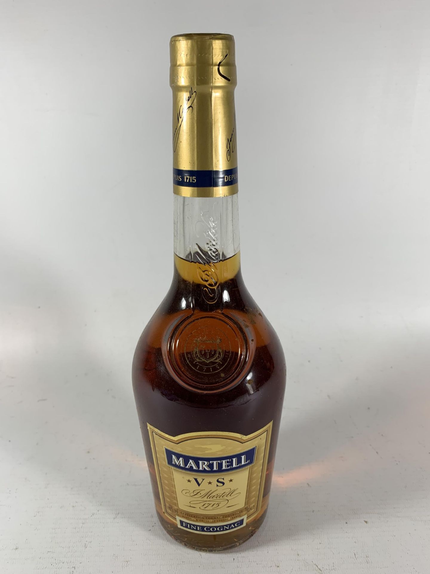 1 X 70CL BOTTLE - MARTELL VS FINE COGNAC