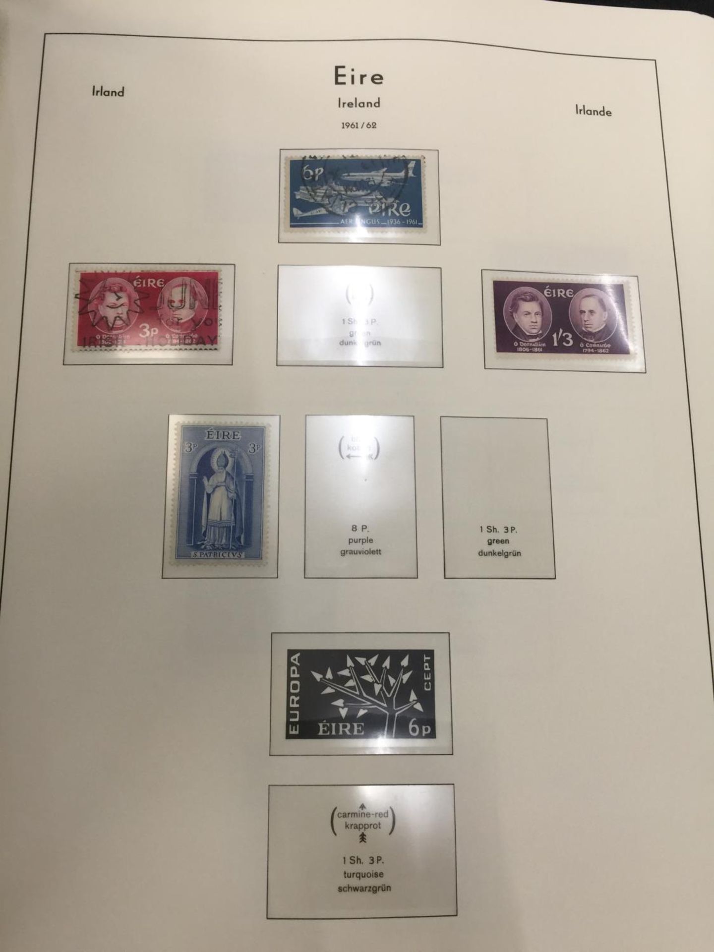 A STAMP ALBUM CONTAINING A QUANTITY OF EIRE (IRISH) STAMPS - Image 3 of 6