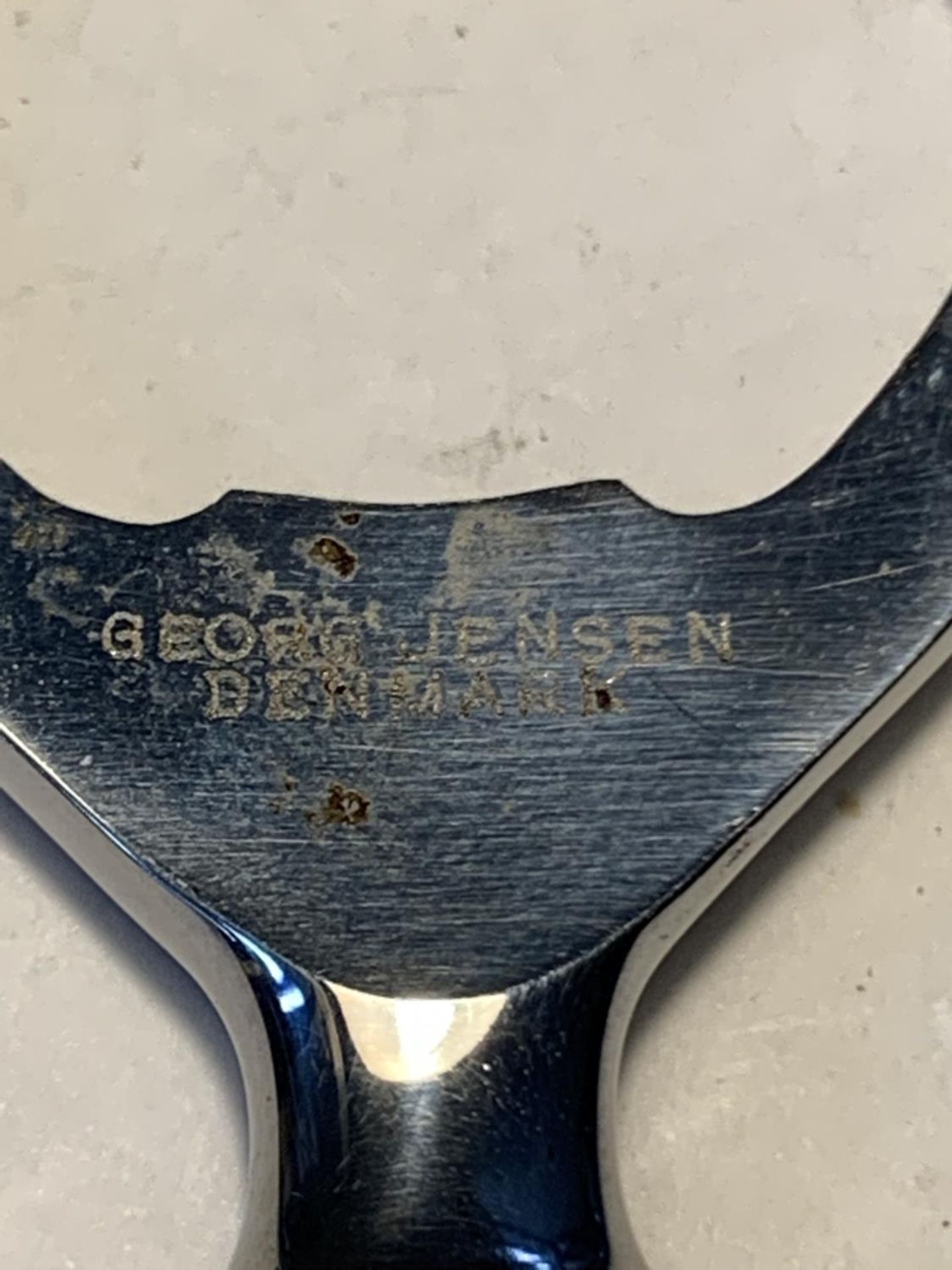 A GEORG JENSEN DENMARK ACORN BOTTLE OPENER MARKED 925 STERLING DENMARK ON THE HANDLE - Image 2 of 4