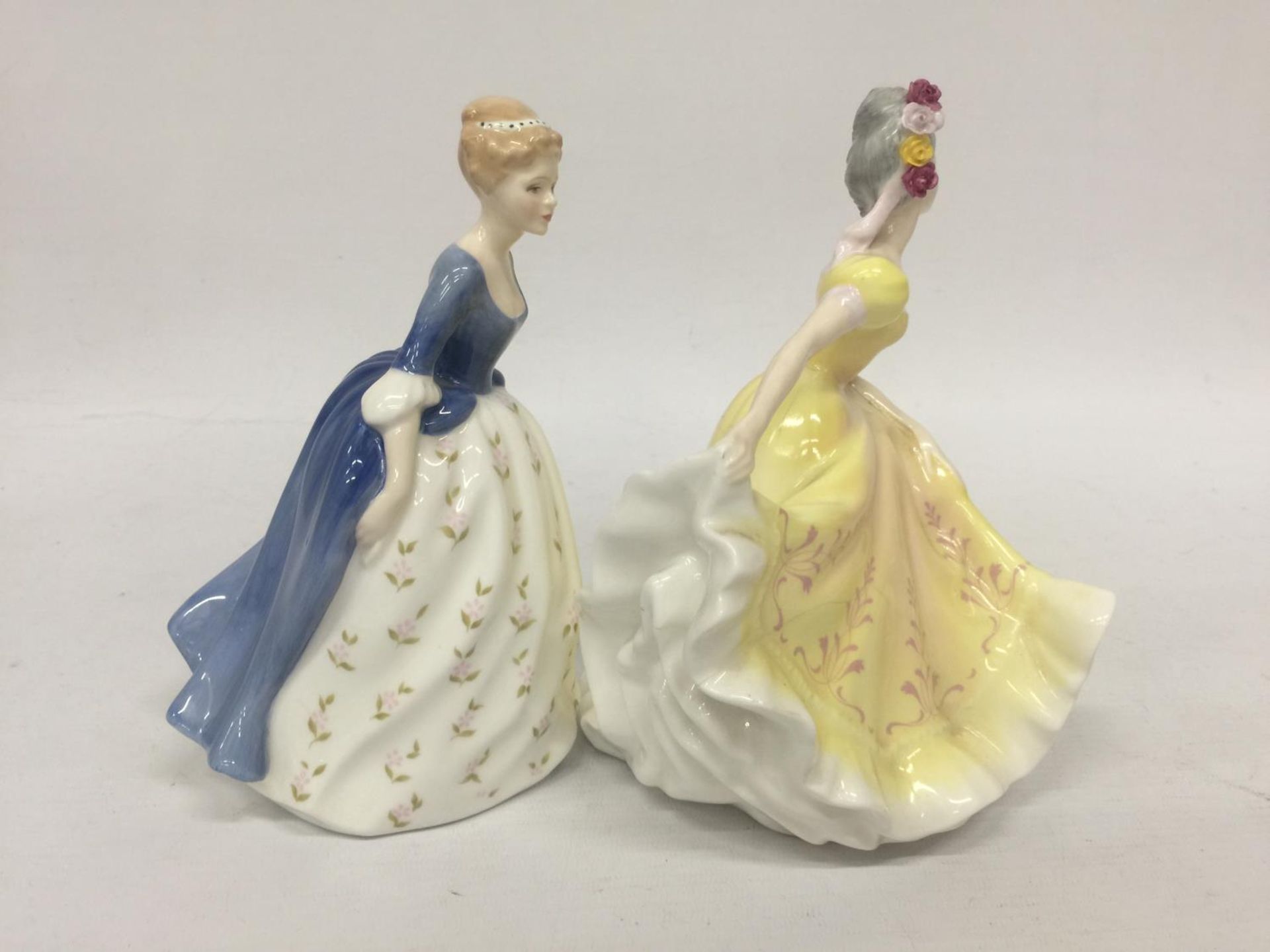 TWO ROYAL DOULTON FIGURINES "ALISON" HN 2336 (19 CM) AND NINETTE HN 2379 A/F (21 CM) - Image 2 of 5
