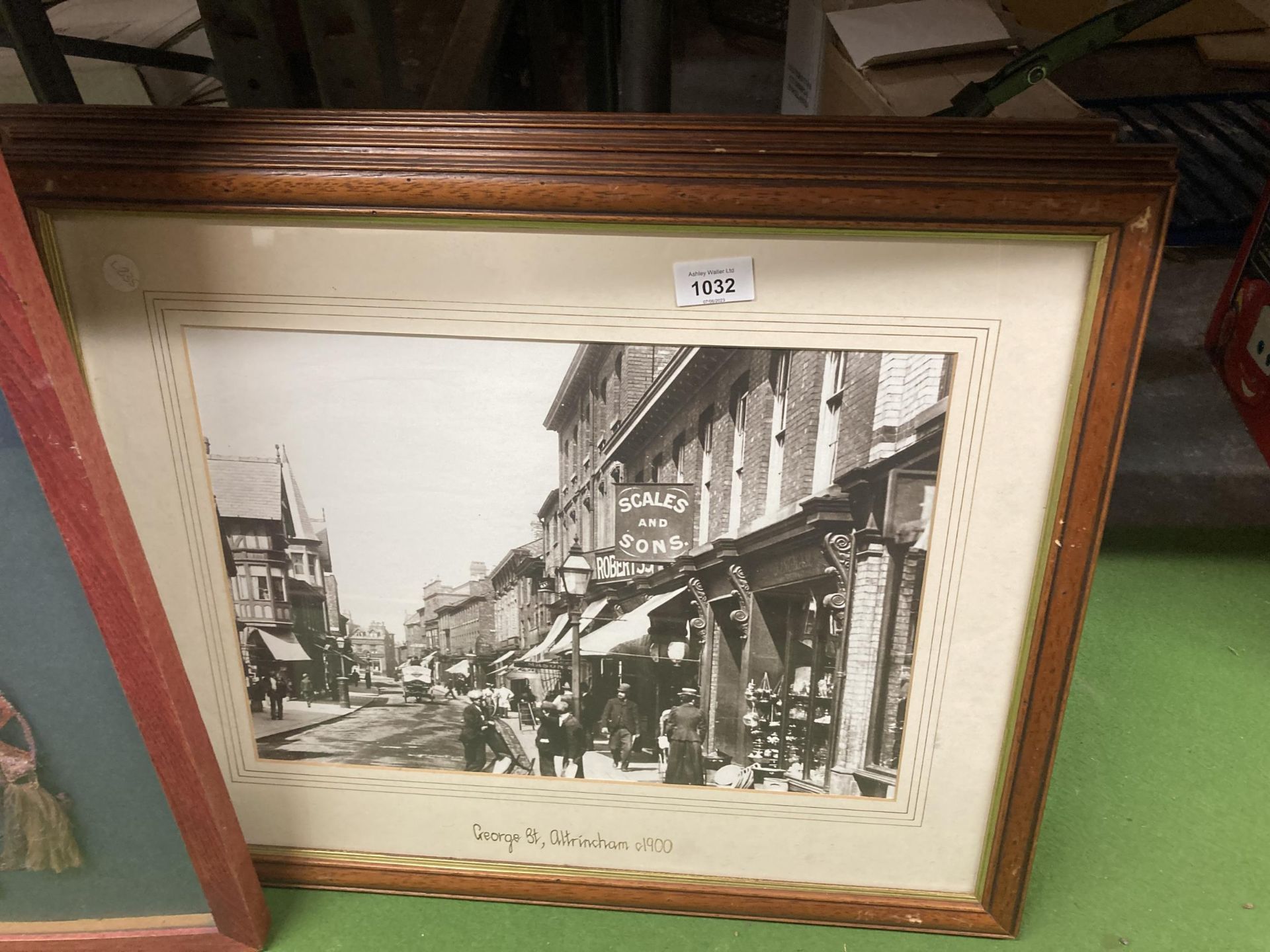 THREE FRAMED PRINTS OF ALTRINCHAM IN THE 1900'S