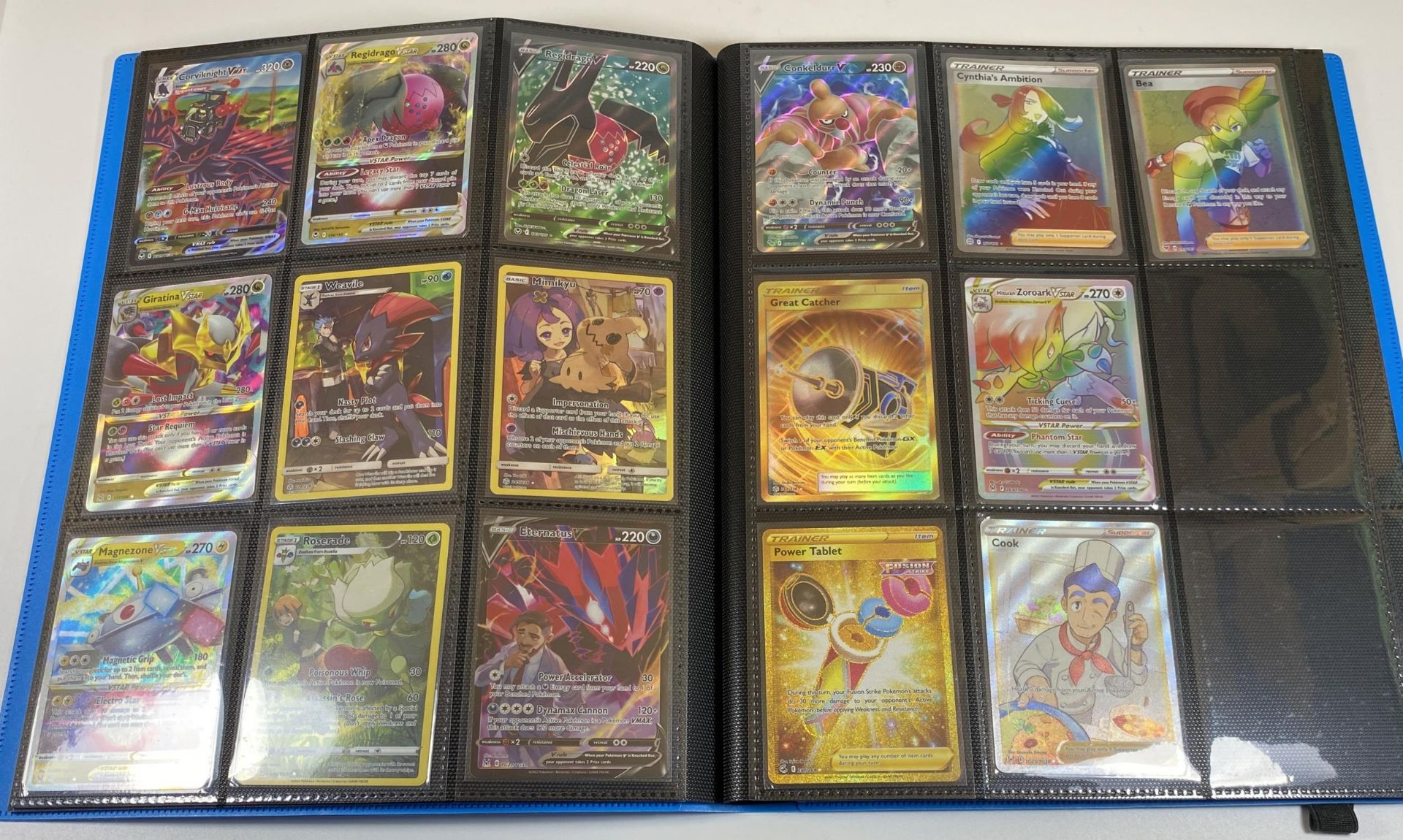 A VAULT X FOLDER OF RARE POKEMON CARDS, V CARDS, RAINBOW, GOLD SECRET RARES ETC - Image 5 of 7