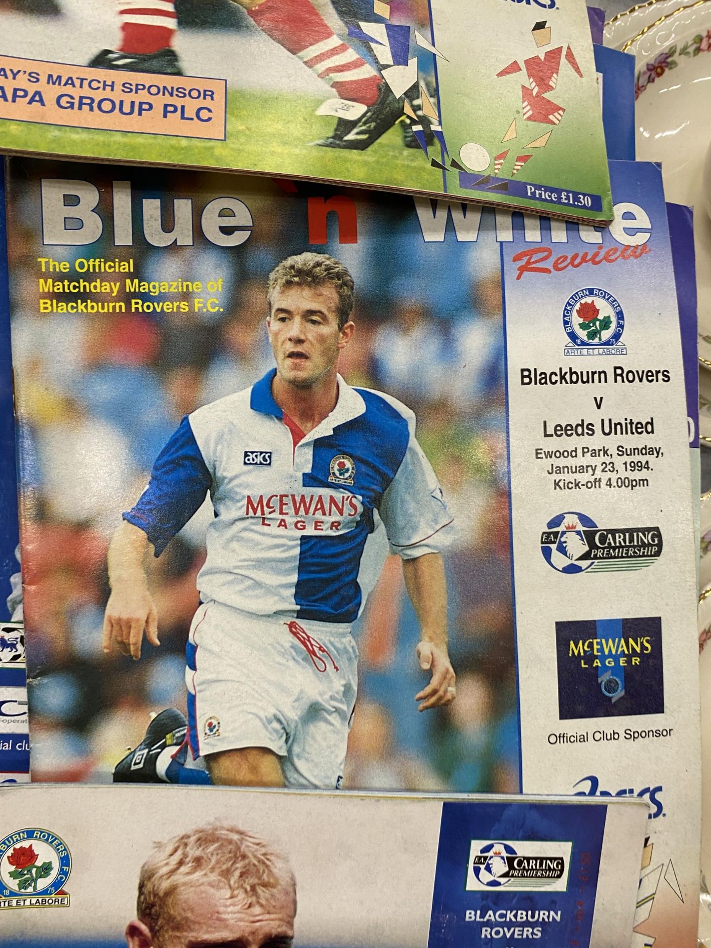 A COLLECTION OF BLACKBURN ROVERS 1990'S PREMIER LEAGUE PROGRAMMES - 55 IN TOTAL - Bild 3 aus 3