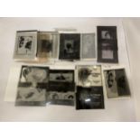 A COLLECTION OF VINTAGE NEGATIVE PHOTOGRAPHS INCLUDING JOHN LENNON, ELVIS, PINK FLOYD, MICK JAGGER