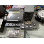 AN ASSORTMENT OF ITEMS TO INCLUDE AN EPSON PRINTER AND SAMSUNG SURROUND SOUND SPEAKERS ETC