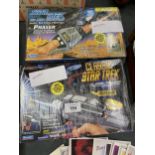 TWO COLLECTOR'S EDITION STAR TREK PHASERS, BOXED - WORKING AT TIME OF CATALOGUING
