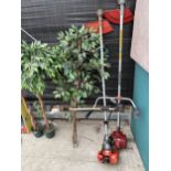 TWO PETROL GRASS STRIMMERS TO INCLUDE A KAWASAKI ETC