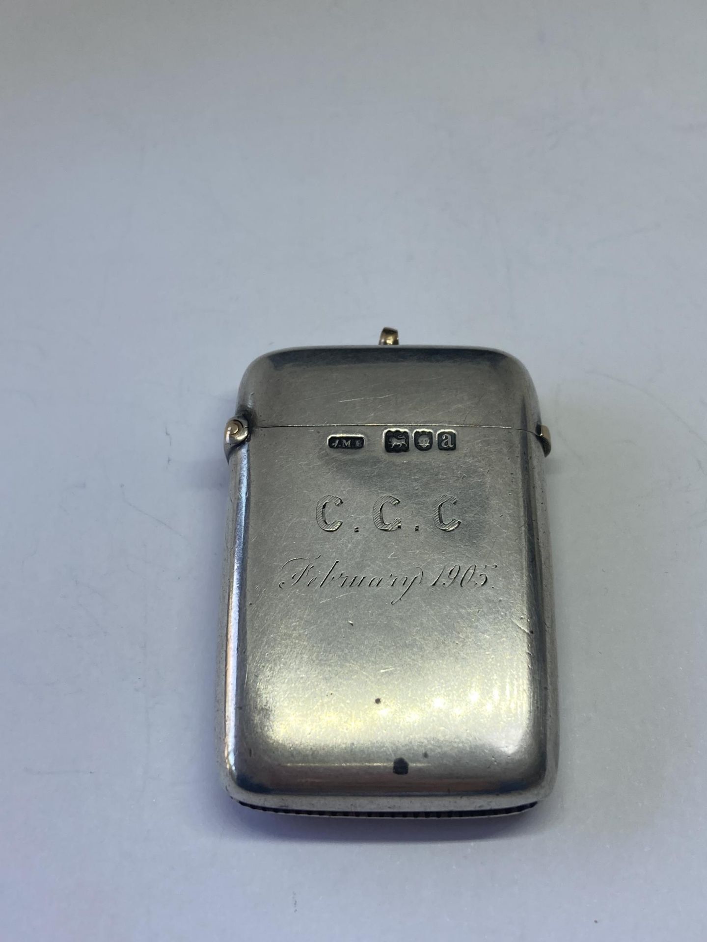 A SILVER VESTA CASE - Image 2 of 2