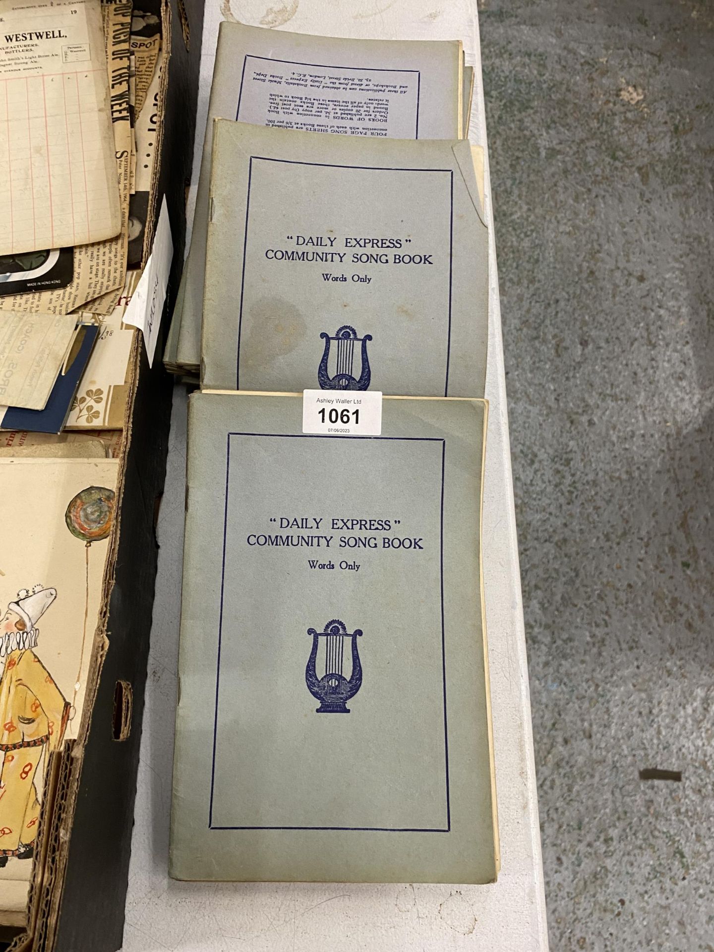 A COLLECTION OF 1927 'DAILY EXPRESS' COMMUNITY SONG BOOKS - 20 IN TOTAL