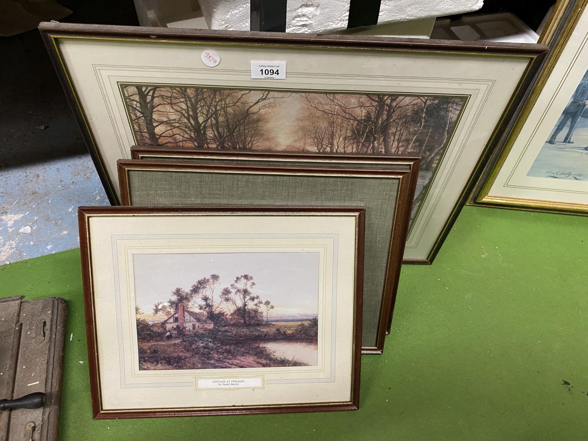 A GROUP OF FOUR WOODLAND PRINTS