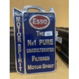 A CHROME ESSO MOTOR SPIRIT SIGN