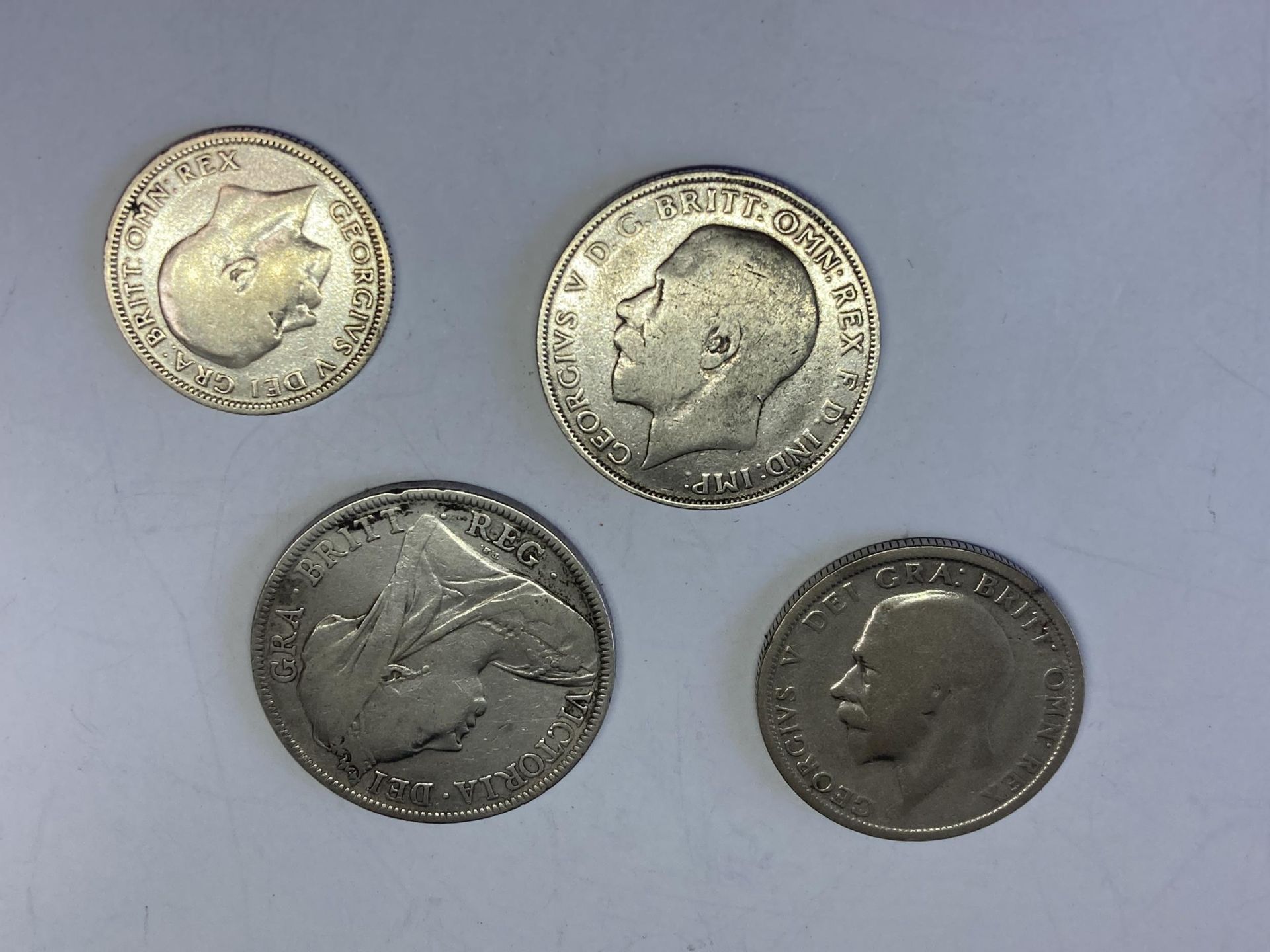 FOUR SILVER COINS - Image 2 of 2