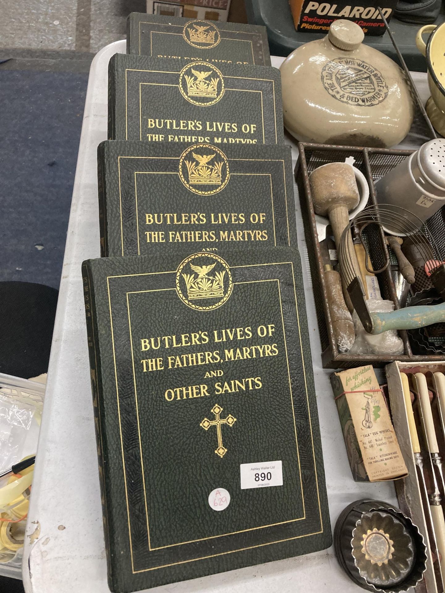 FOUR VINTAGE VOLUMES 'BUTLER'S LIVESOF THE FATHERS, MARTYRS AND OTHER SAINTS