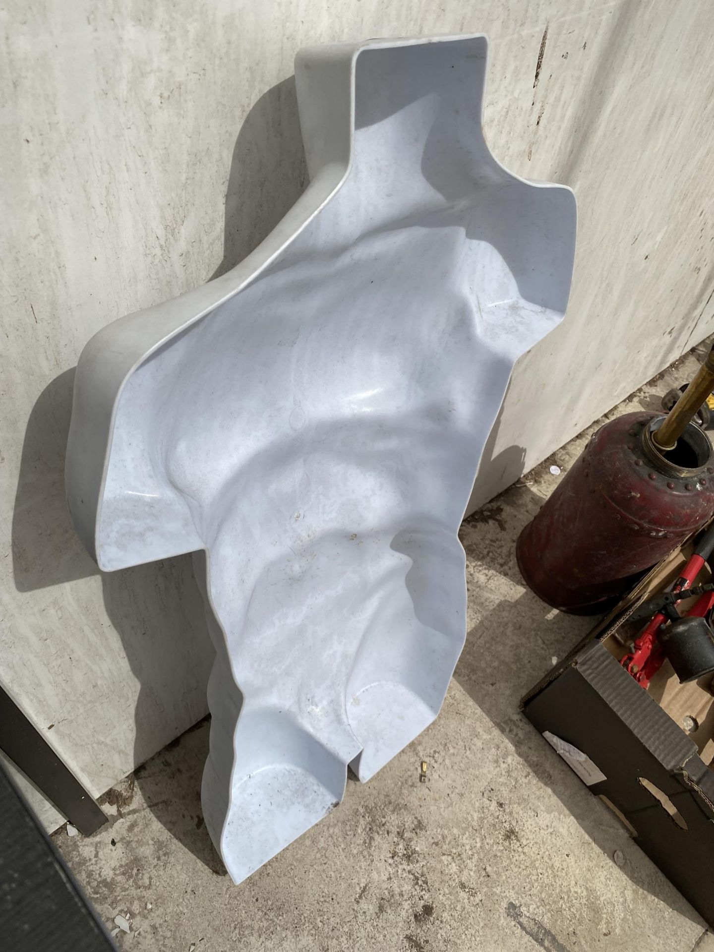 A PLASTIC HANGING MALE TORSO - Image 2 of 2