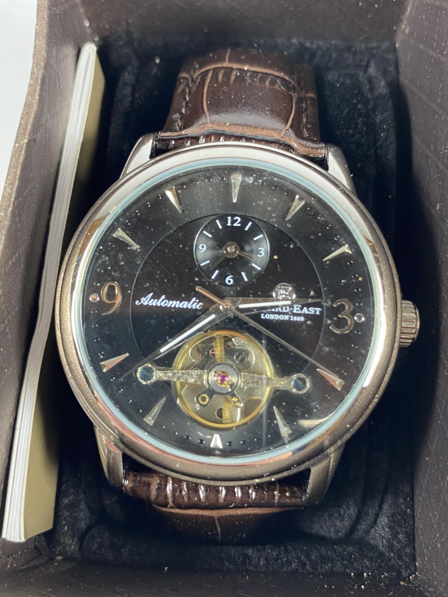 A GENTS BOXED EDWARD EAST, LONDON WATCH - Image 2 of 3