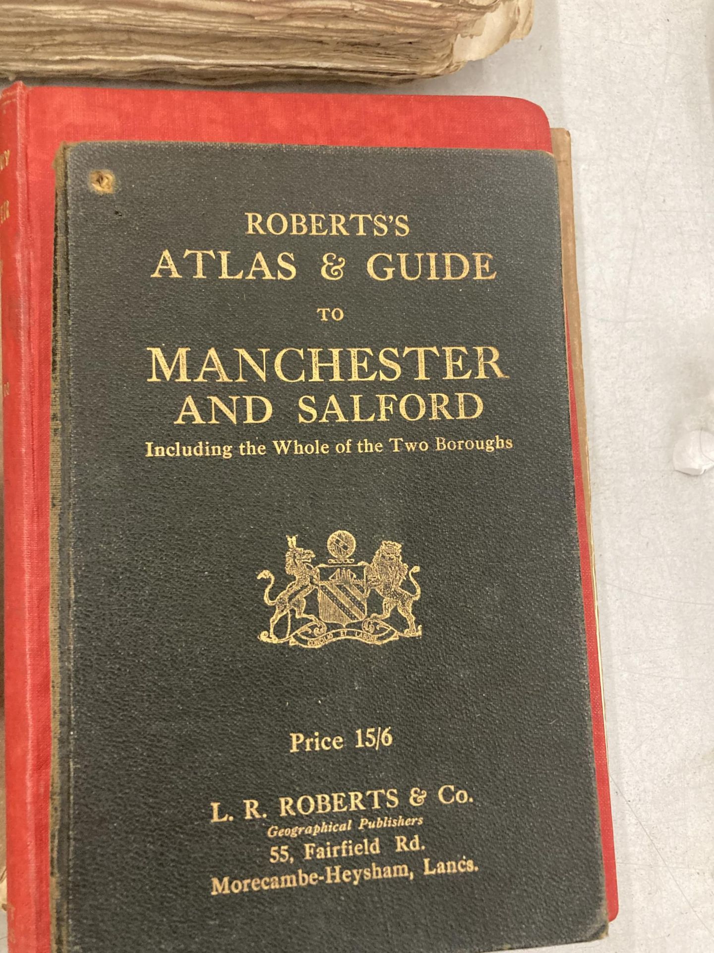 SIX VOLUMES OF ANTIQUARIAN AND VINTAGE BOOKS ON MANCHESTER TO INCLUDE 'DESCRIPTION OF THE COUNTRY - Image 3 of 3