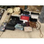 A LARGE ASSORTMENT OF LADIES HANDBAGS AND ACCESSORIES