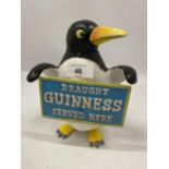 A GUINNESS TOUCAN FIGURE, HEIGHT 21CM