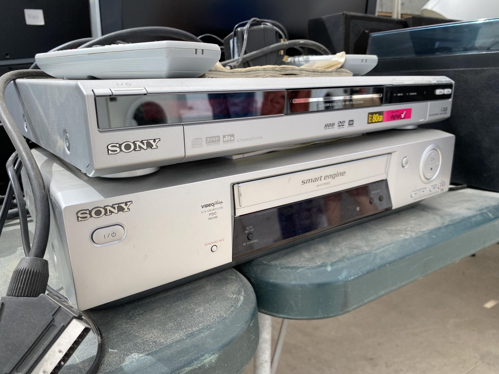 A SONY DVD PLAYER AND A SONY VHS PLAYER - Image 2 of 2