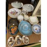 A COLLECTION OF CERAMICS TO INCLUDE OLD FOLEY CHINA FLORAL DISH SET ETC