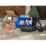 AN ASSORTMENT OF ITEMS TO INCLUDE AN R/C MONSTER TRUCK, GAMES AND SCALES ETC
