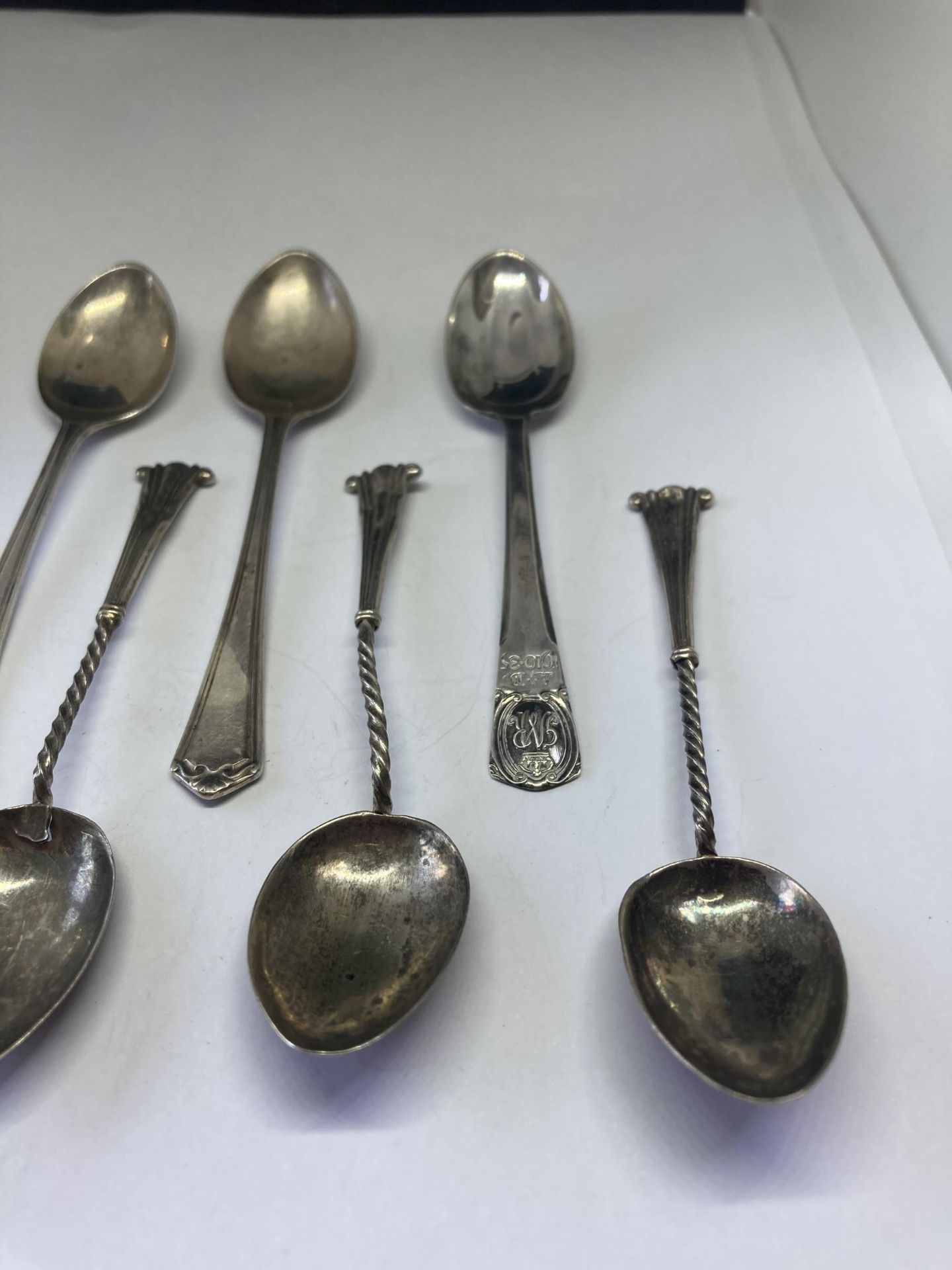 ASSORTED SILVER HALLMARKED SPOONS - Image 3 of 4
