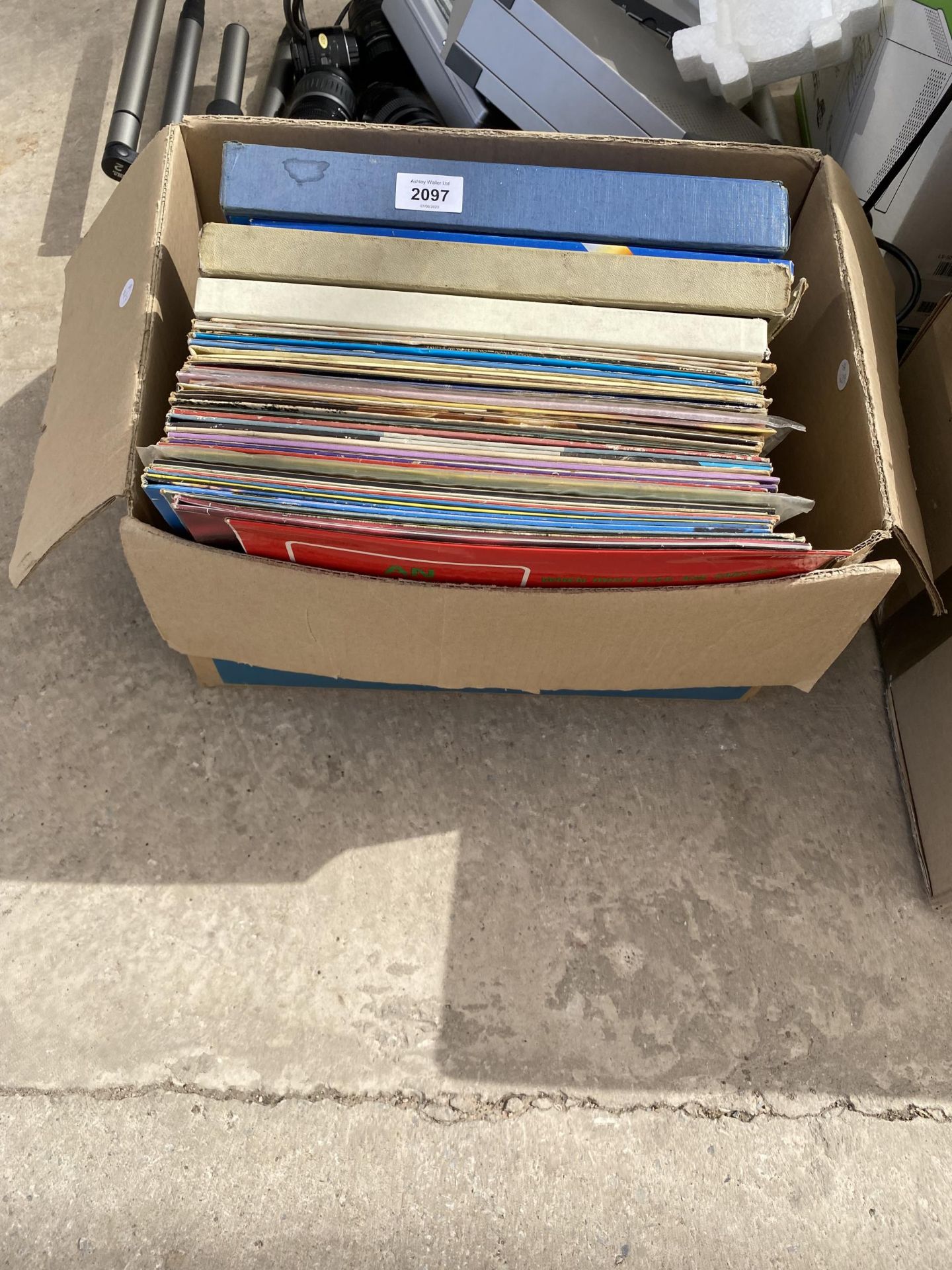 AN ASSORTMENT OF LP RECORDS