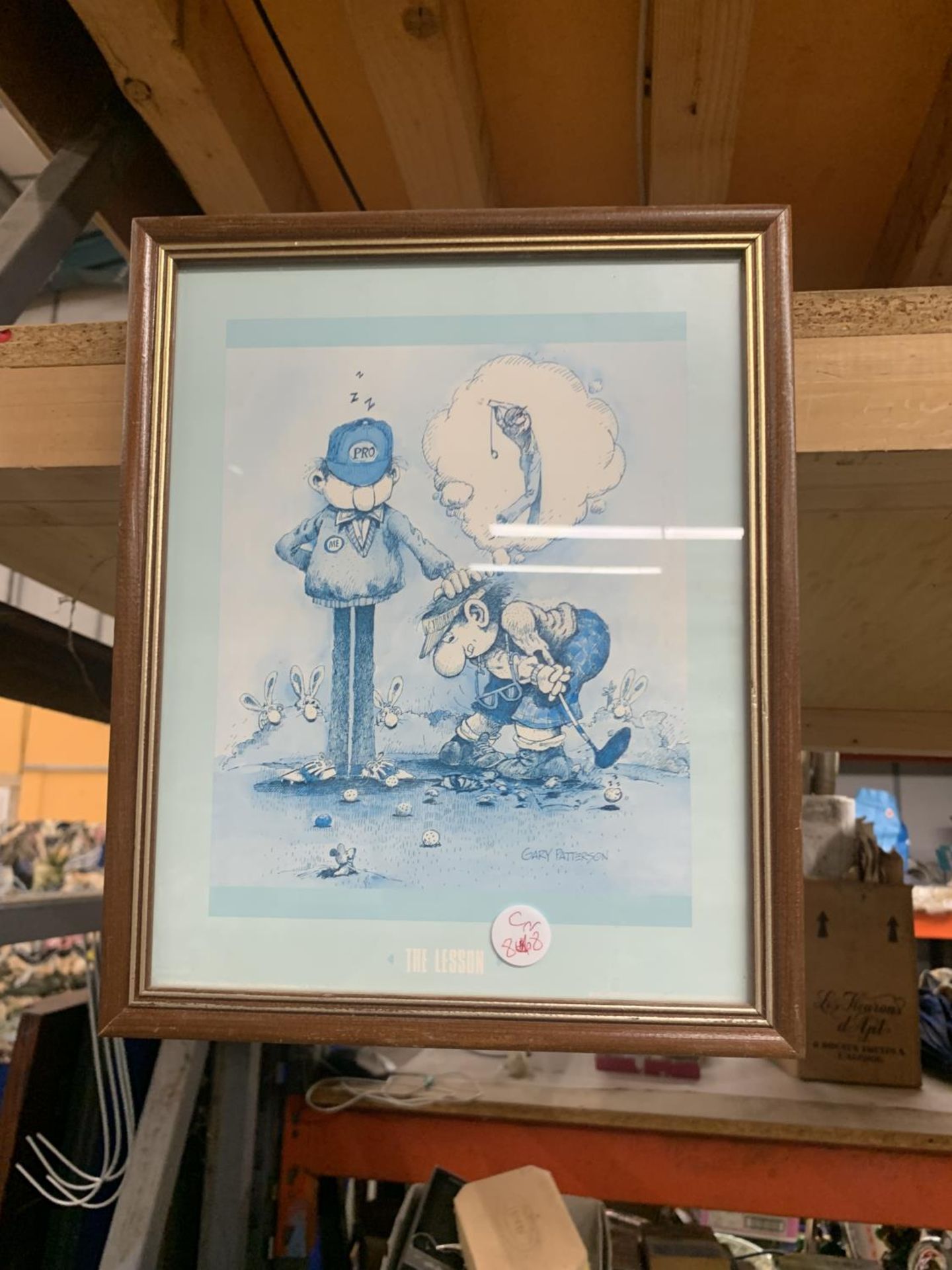 FOUR FRAMED GOLFING PRINTS - Image 2 of 4