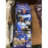 FORTY CHELSEA FC GLOSSY MONTHLY MAGAZINES