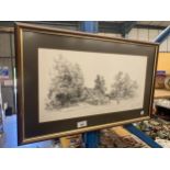 A LIMITED EDITION FRAMED GELDART PRINT 88/115, SIGNED