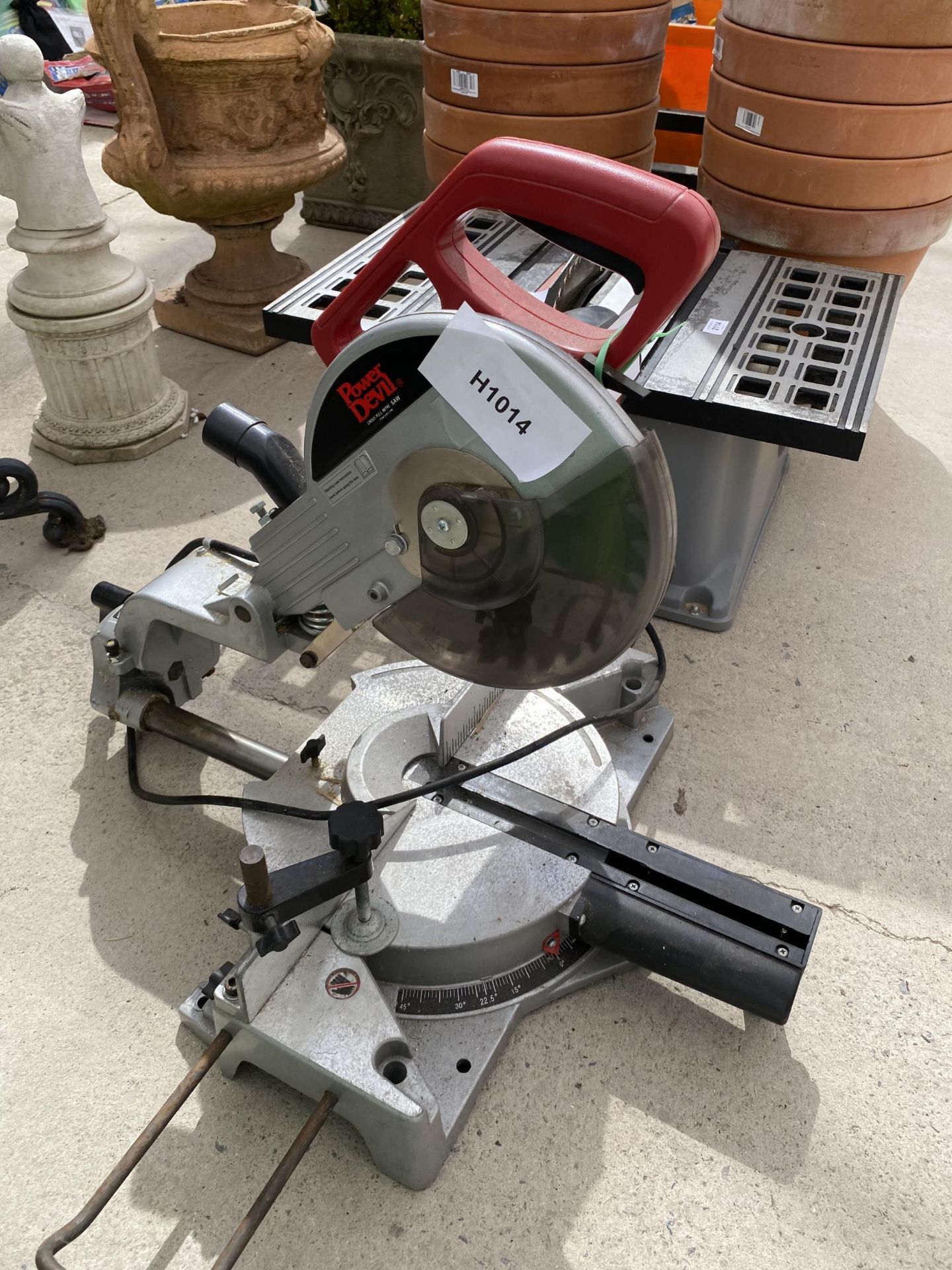 AN ELECTRIC POWER DEVIL CHOP SAW - Image 2 of 2