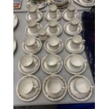 A LARGE QUANTITY OF ROYAL ALBERT 'BELINDA' CUPS AND SAUCERS