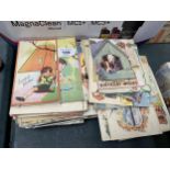 A LARGE QUANTITY OF VINTAGE BIRTHDAY CARDS