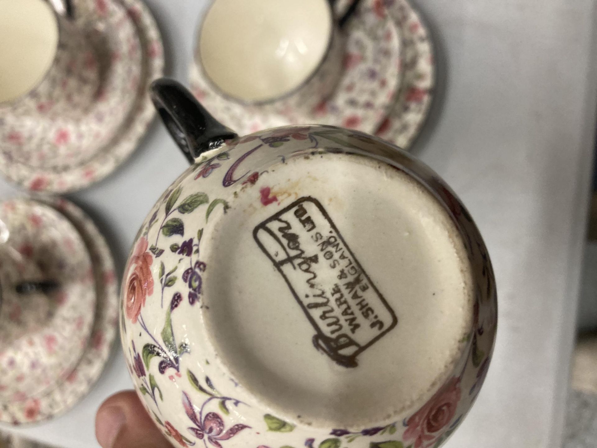 SIX VINTAGE BURLINGTON WARE CHINTZ STYLE TRIOS - Image 2 of 2