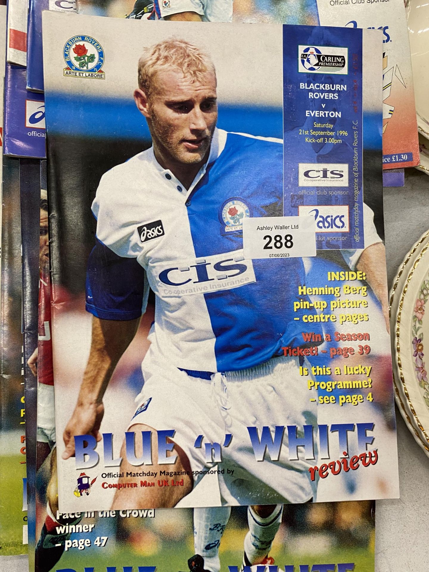 A COLLECTION OF BLACKBURN ROVERS 1990'S PREMIER LEAGUE PROGRAMMES - 55 IN TOTAL - Image 2 of 3