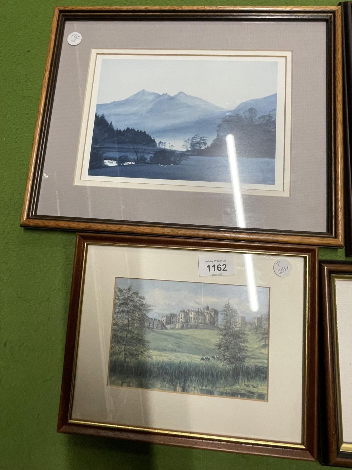 FOUR FRAMED PRINTS TO INCLUDE CASTLES, ETC - Image 2 of 3