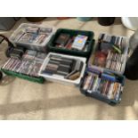 A LARGE QUANTITY OF ASSORTED DVDS