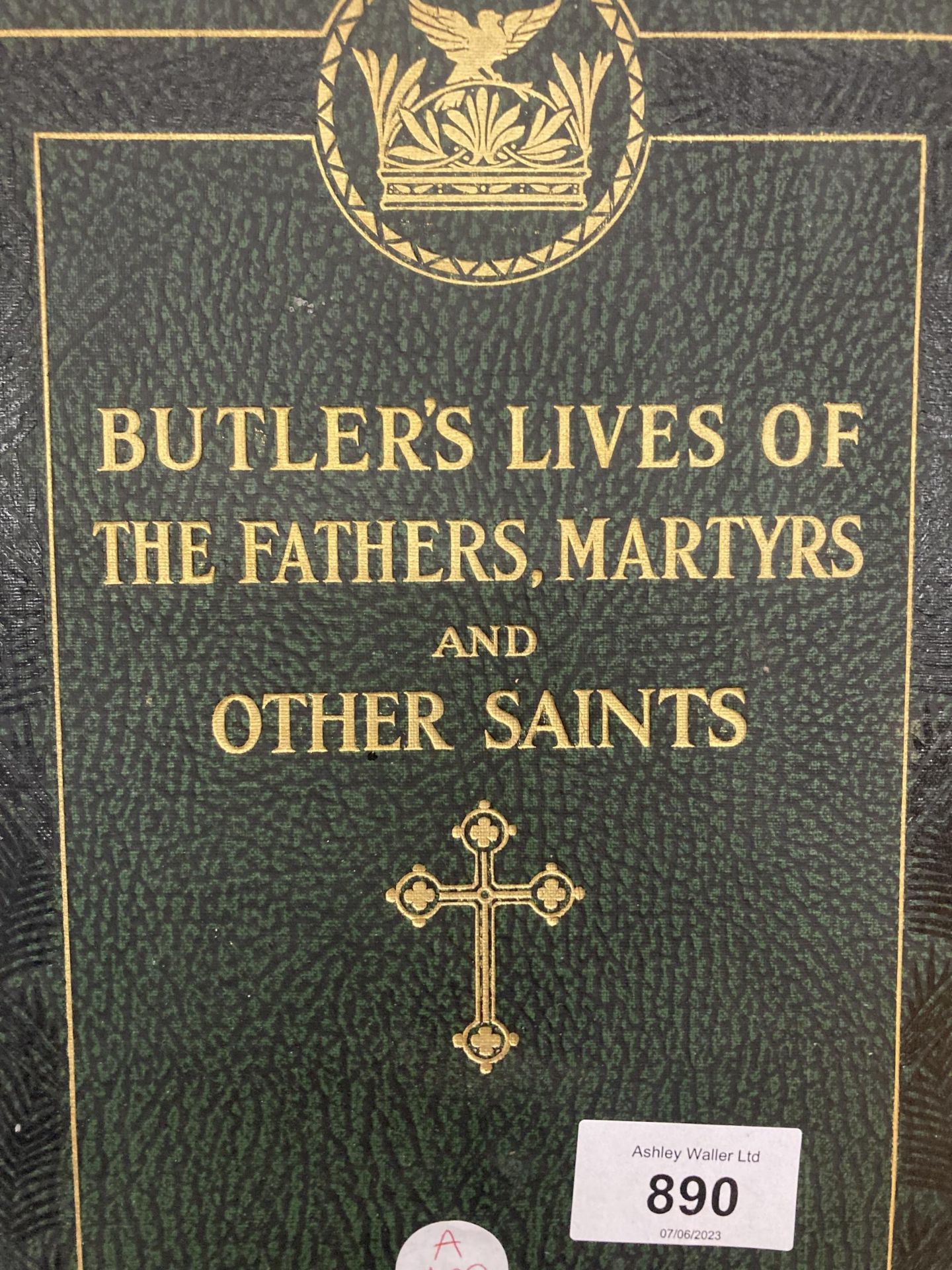 FOUR VINTAGE VOLUMES 'BUTLER'S LIVESOF THE FATHERS, MARTYRS AND OTHER SAINTS - Image 2 of 2