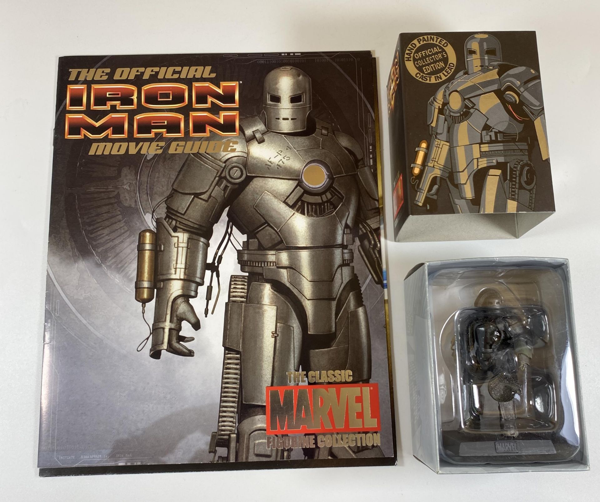 A BOXED THE CLASSIC MARVEL COLLECTION SPECIAL FIGURE - 'IRON MAN MK1' , WITH MAGAZINE