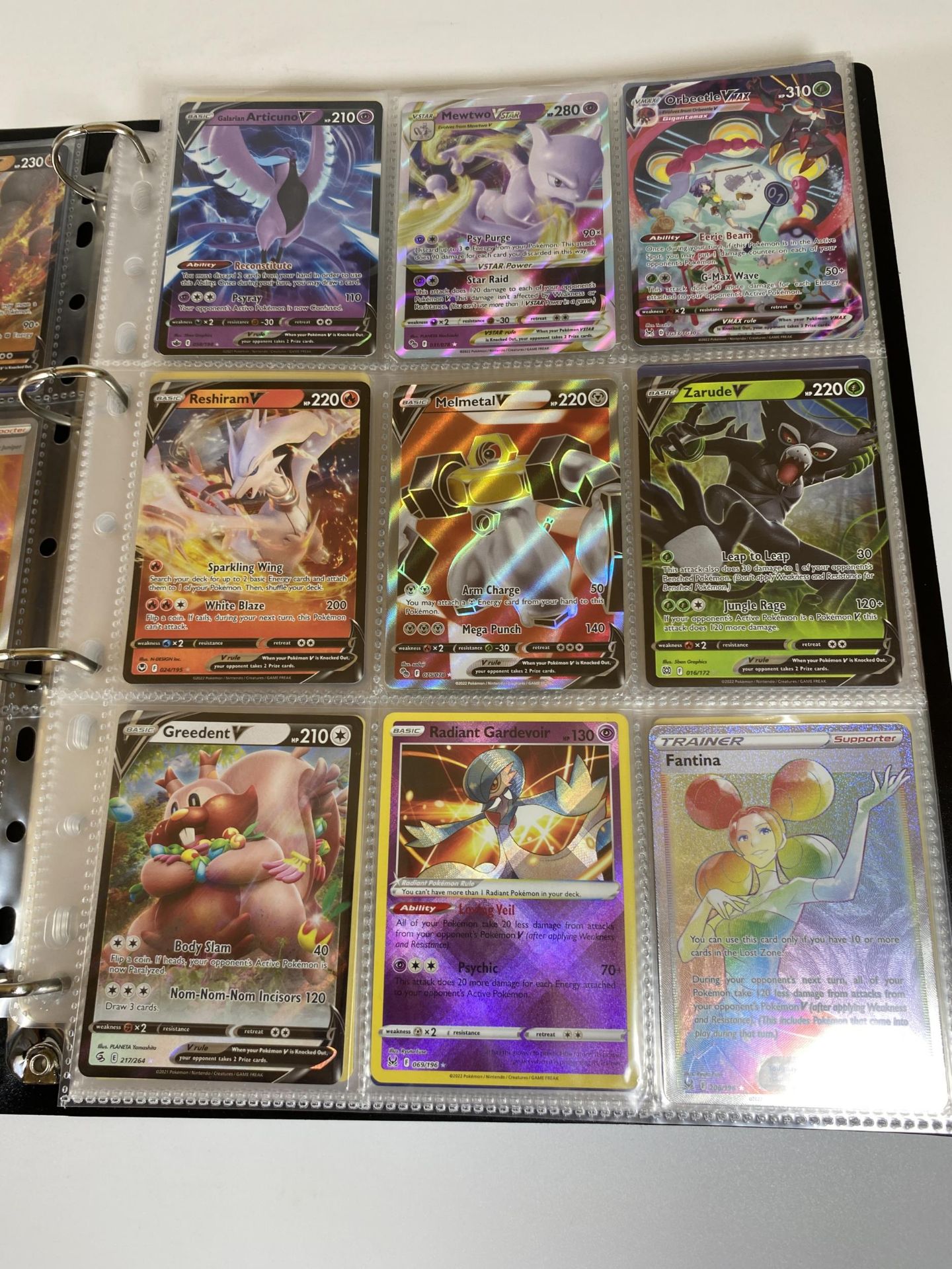 A FOLDER OF POKEMON CARDS, LOTS OF RARES, LARGE PART COMPLETE SETS ETC - Image 3 of 10