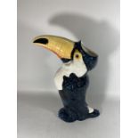 A VERY LARGE CERAMIC TOUCAN