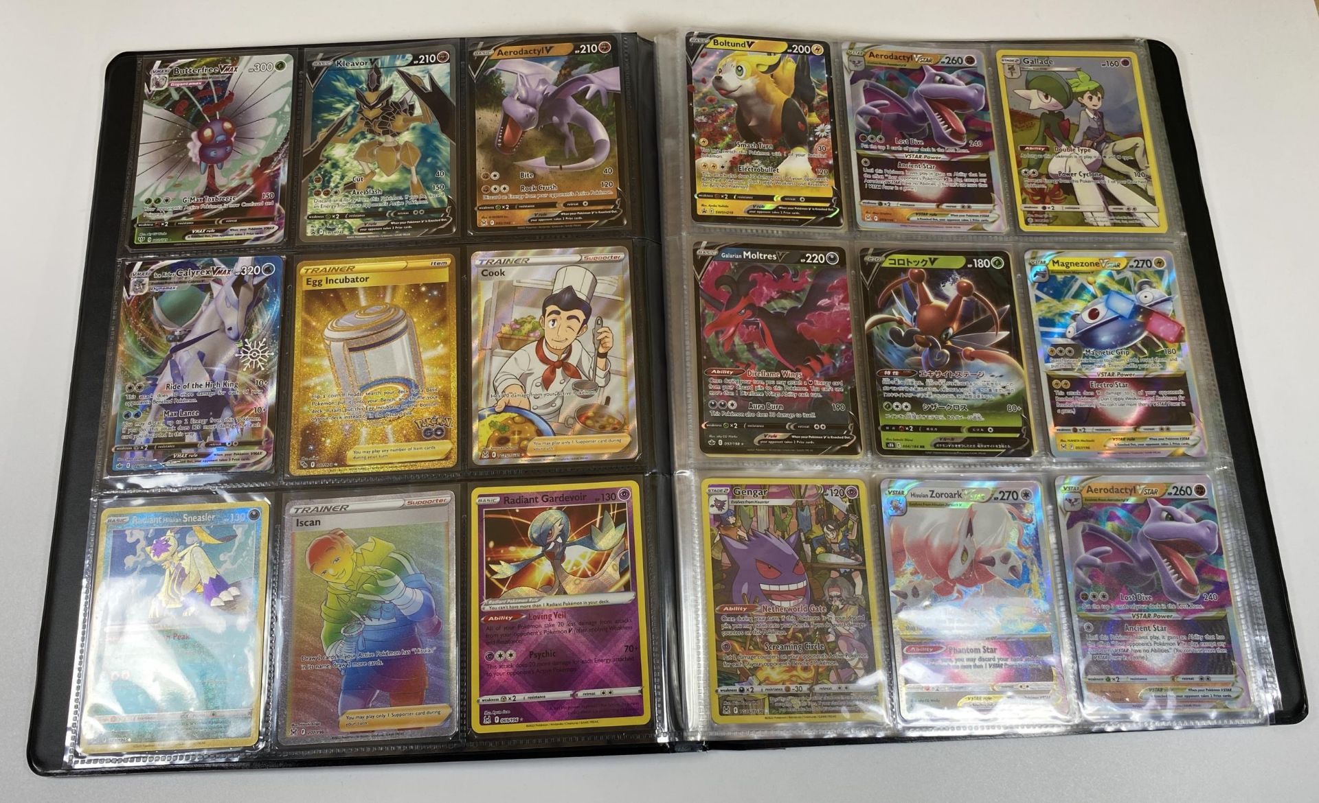 A SQUIRTLE POKEMON FOLDER OF RARE CARDS, EX ERA POKEMON CARDS ETC