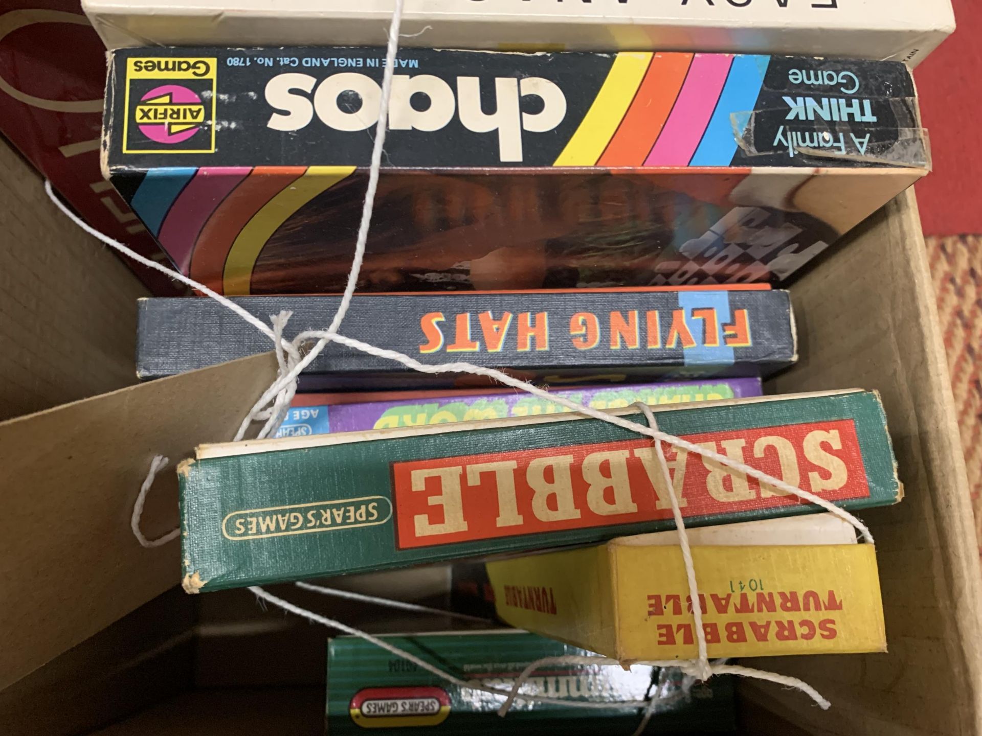 THREE BOXES OF VINTAGE AND MODERN CHILDRENS GAMES AND A SUPER SOCCER GAME - Image 4 of 6