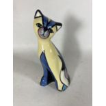 A LORNA BAILEY HANDPAINTED AND SIGNED CAT - ANDY